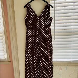 Mango Brown and White Polka Dot Jumper